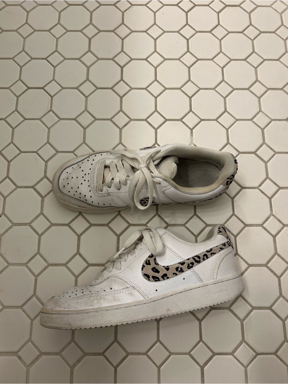 Nike White Low-Top Sneakers